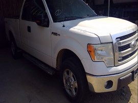 2013 FORD F-150, WHITE, EXTD CAB, 5.0L, AT, 4WD,   F25168